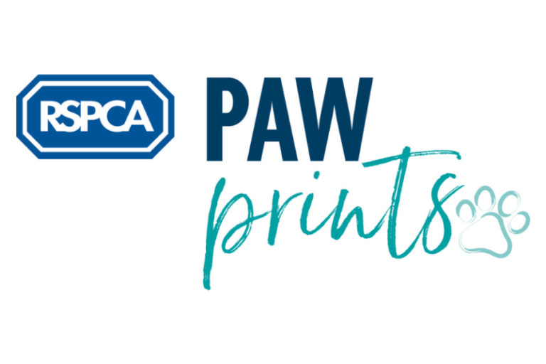 rspca pawprints banner