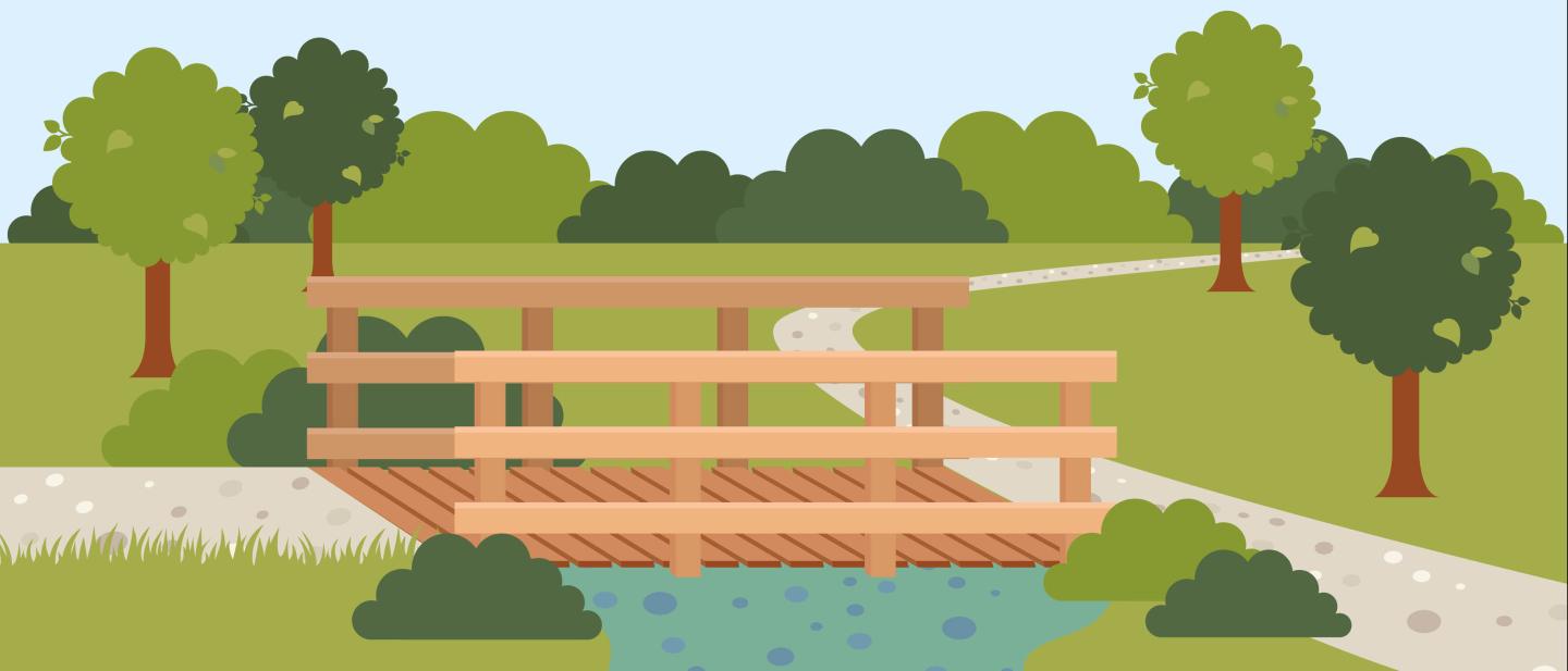 Hampshire Farm meadows footbridge replacement socials